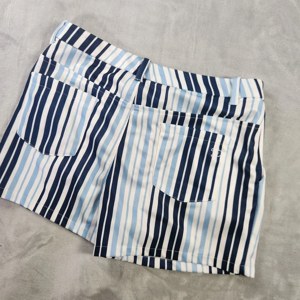 Stella Parker Collection Striped Shorts Blue‎ & White Size 8